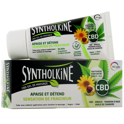 Image syntholkiné cbd gel de massage